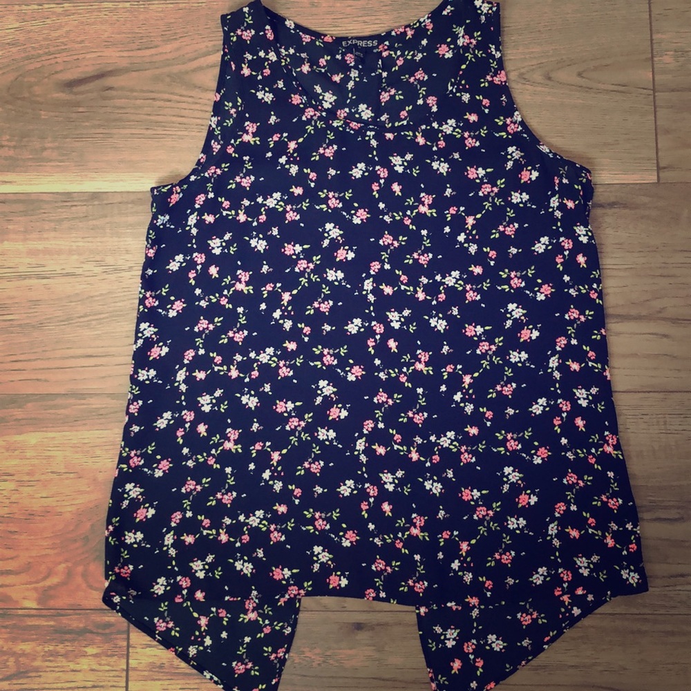 Express sleeveless blouse